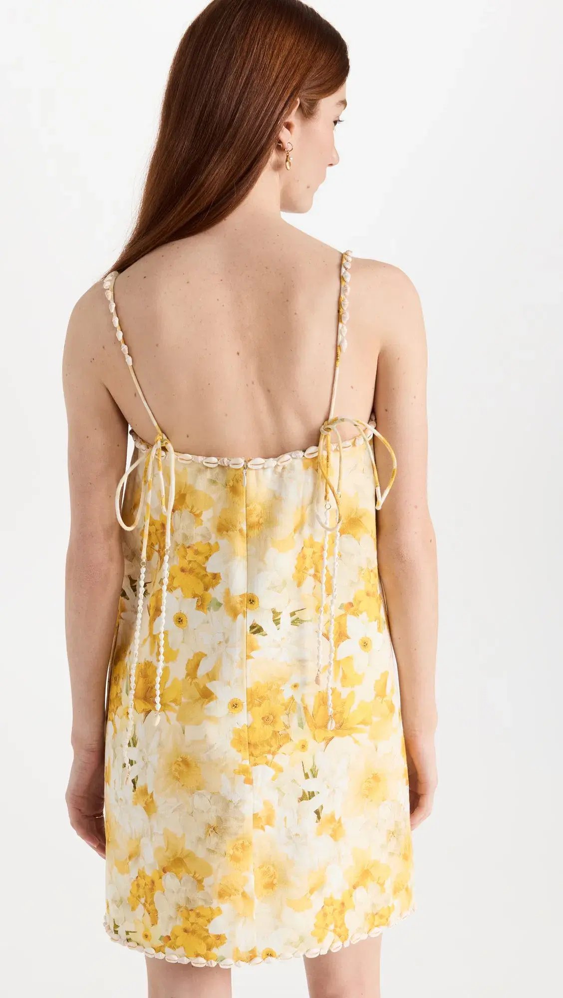 Zimmermann The Wonderland Shell Shift Mini Dress in Daffodil Print Size 1 / AU 10 photo 6