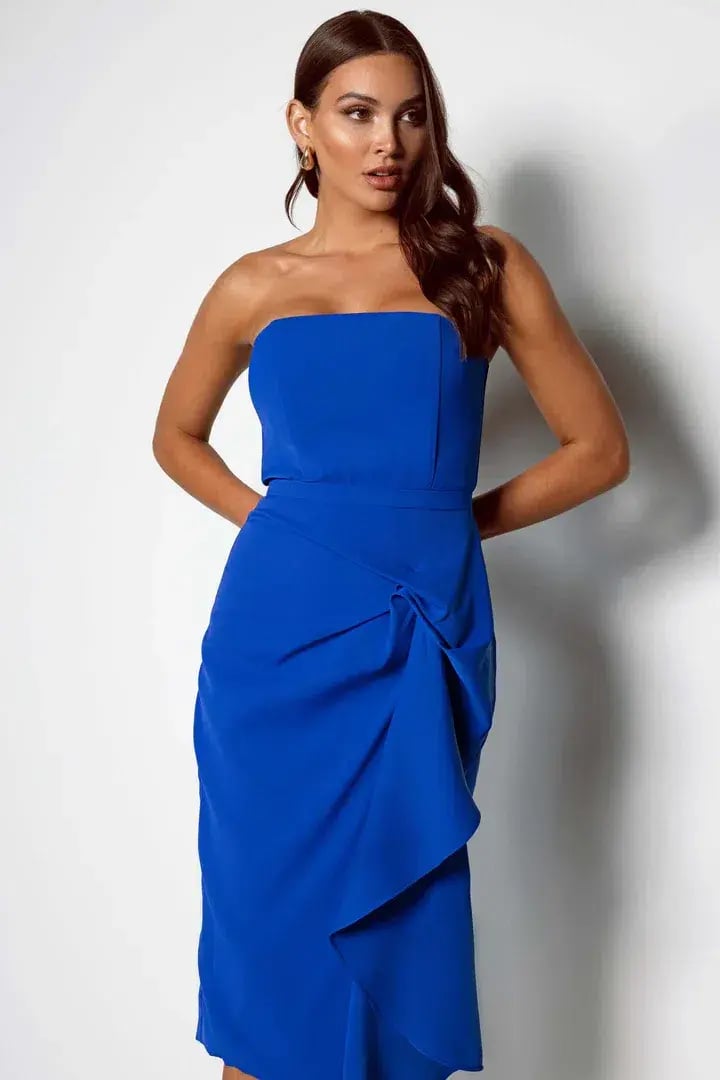 Elle Zeitoune Arell Dress Cobalt Size AU 8 photo 4