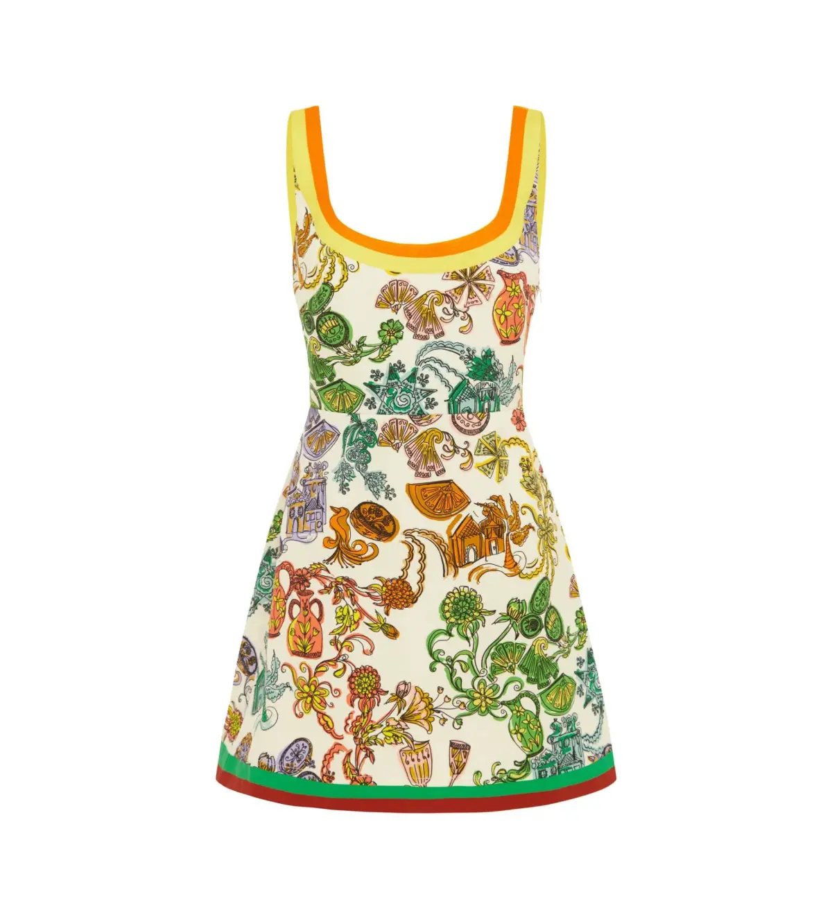 Alemais Fiesta Mini Dress Multi Print Size AU 16 photo 6