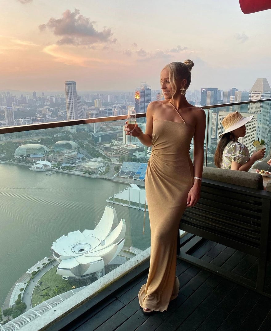 Lexi Juno Dress | Champagne photo 3