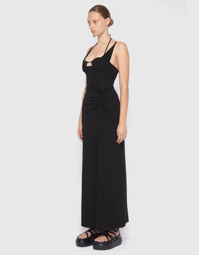 Jonathan Simkhai Naomi Midi Dress Size US 6 / AU 10 photo 5