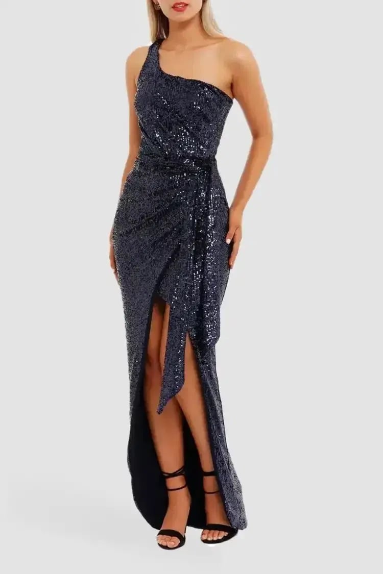 Nookie Palazzo Gown in Navy Size 12 photo 3