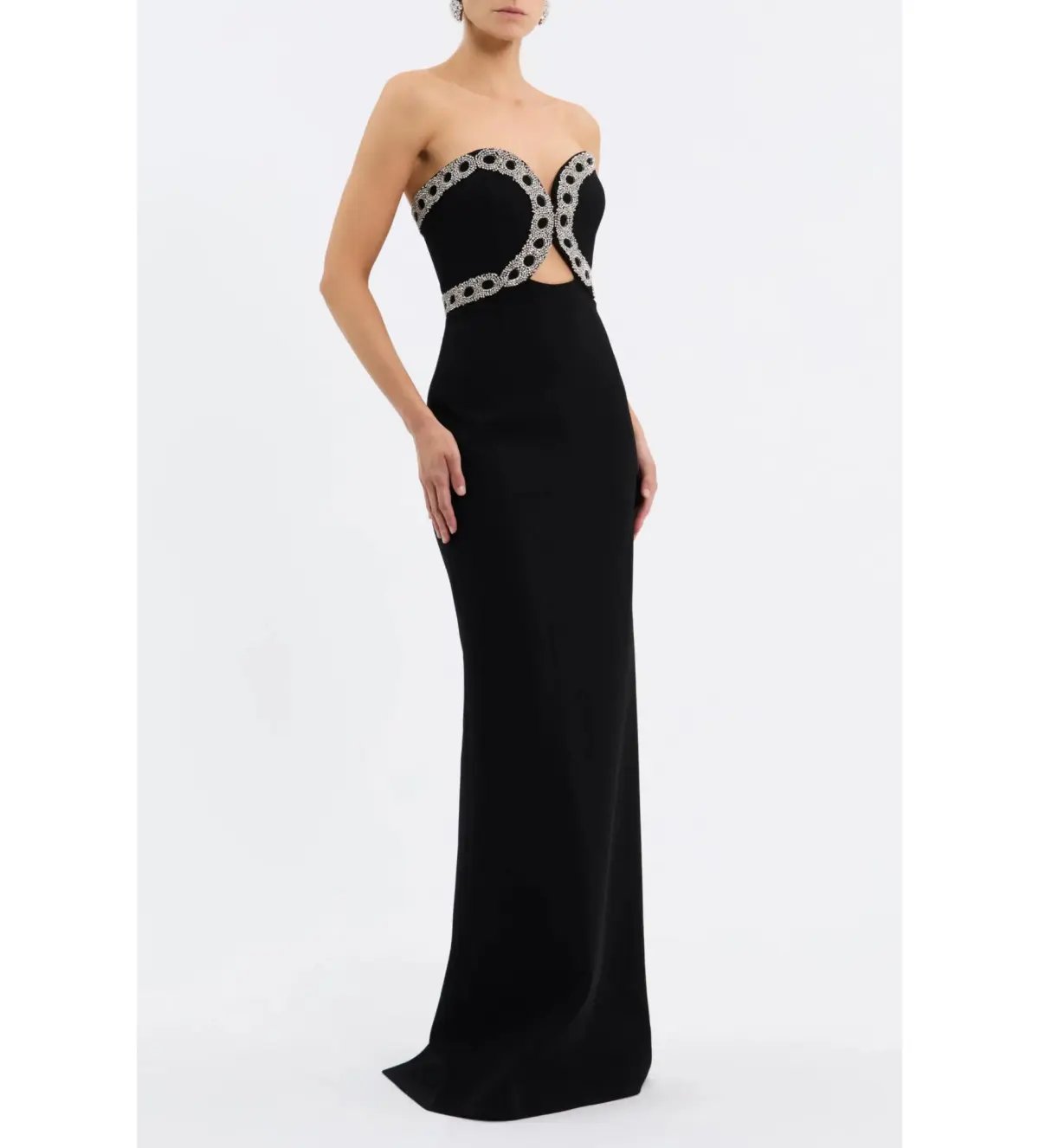 Rebecca Vallance Celinda Gown in Black Size AU 10 photo 2