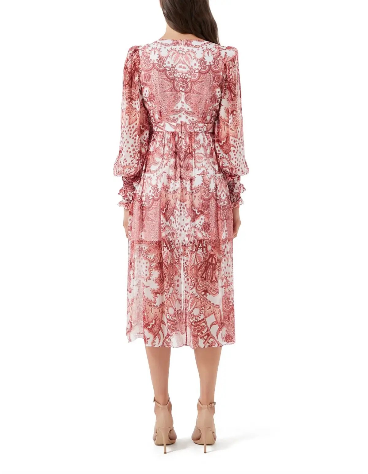 Thurley Charmed Midi Dress Print Size 10 photo 3