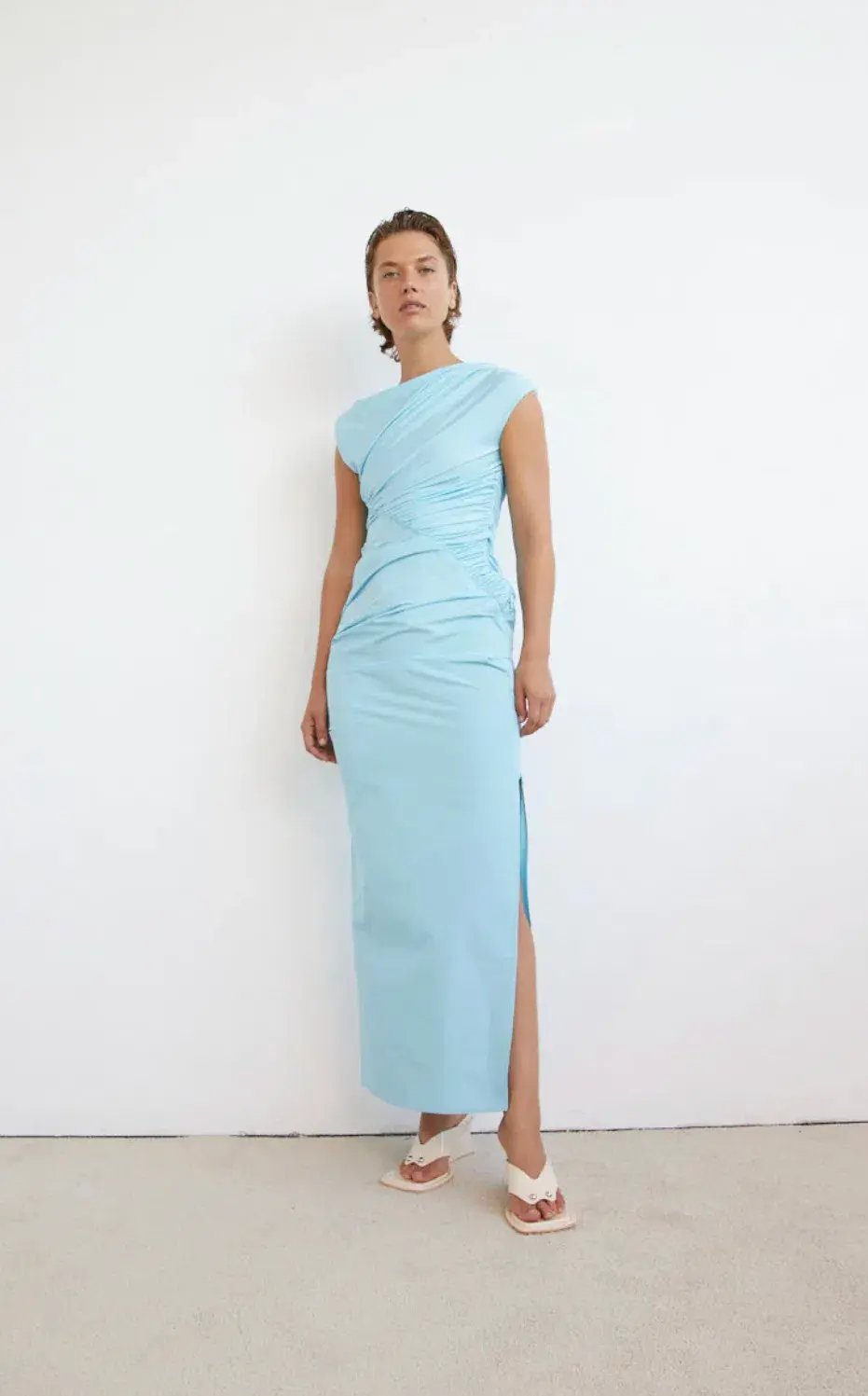 Paris Georgia Kaya Dress Iris Blue Size L / AU 12 photo 2