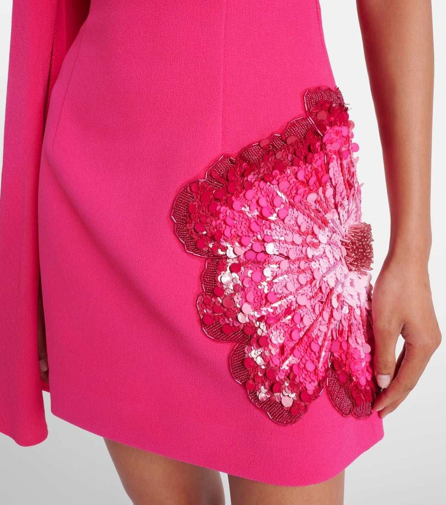 Rebecca Vallance Layana Mini Dress Raspberry photo 2