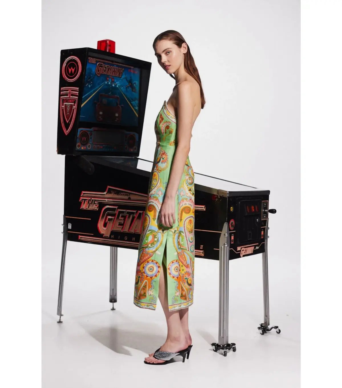 Alémais Pinball Bodice Dress Print Size AU 12 photo 2