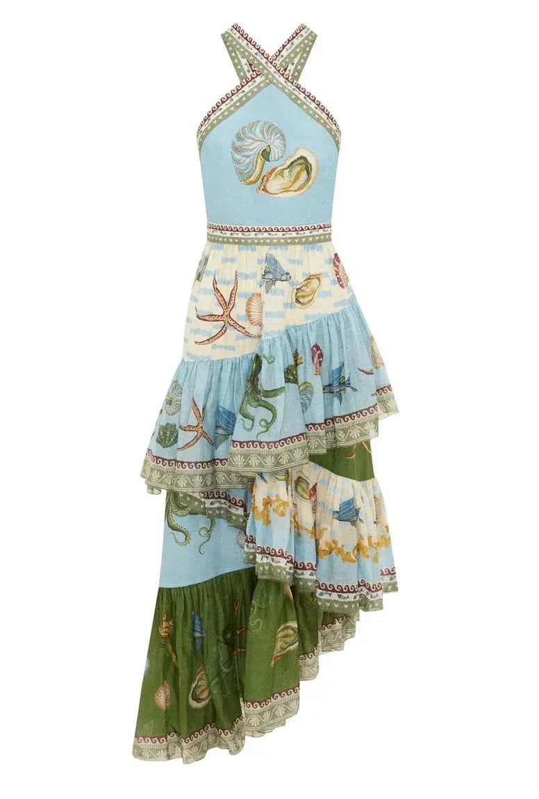 Alemais Bath House Midi Dress Multi Size 16 photo 6