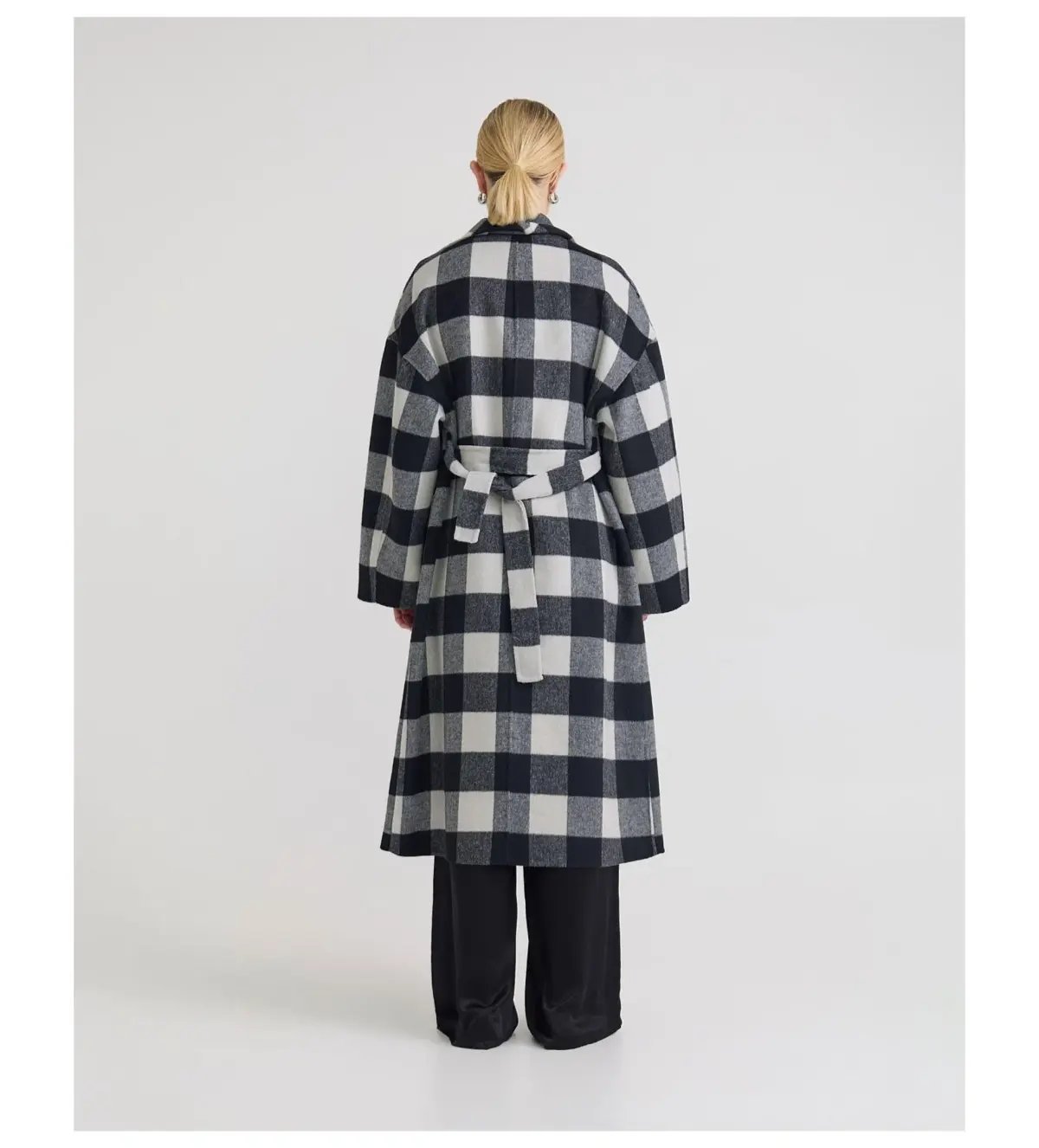 Oxford Alex Double Face Wool Coat Multi One Size photo 4