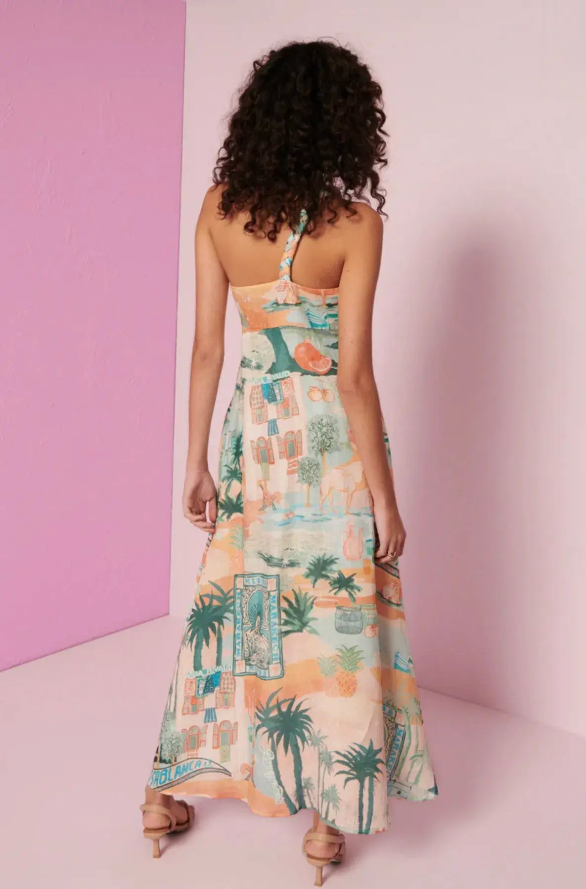 Kate Ford Palo Verde Braid Shoulder Dress Sierra Size 2/AU 10 photo 4
