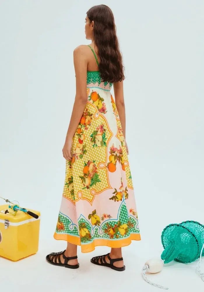 Alemais Lemonis Sundress Multi Print Size 12 photo 2