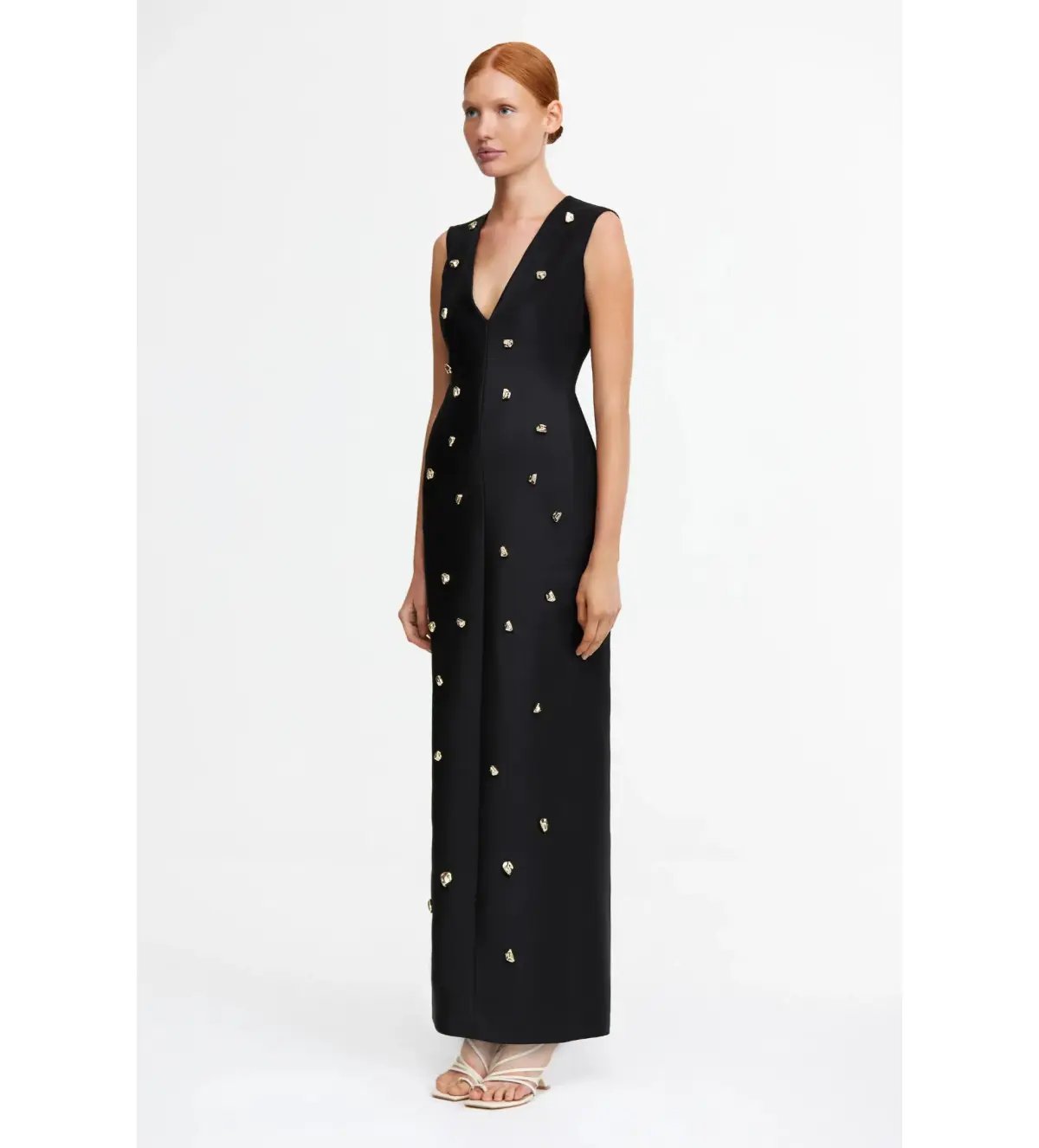 Acler Pattison Maxi Dress Black Size 14 photo 3