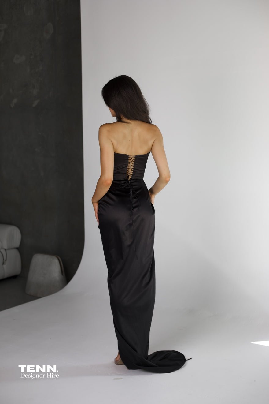 Lia Stublla Amity Gown - Black photo 2