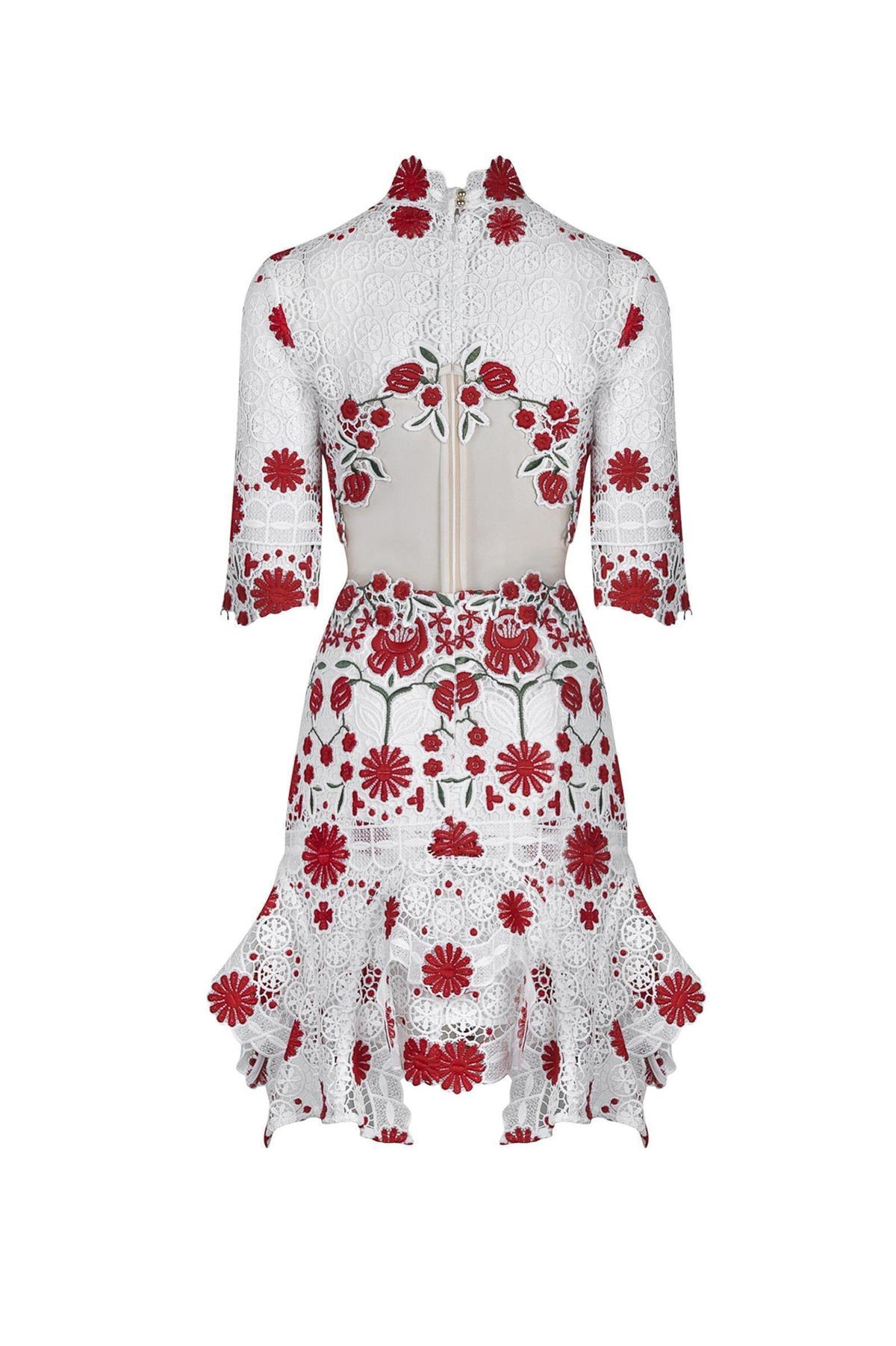 Thurley English Rose Dress Size 8 photo 3