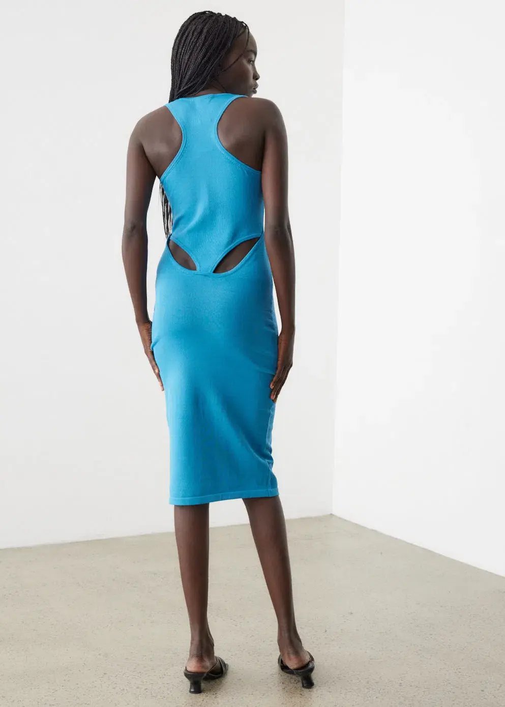 Miaou Akira Dress Blue Size 6 photo 3
