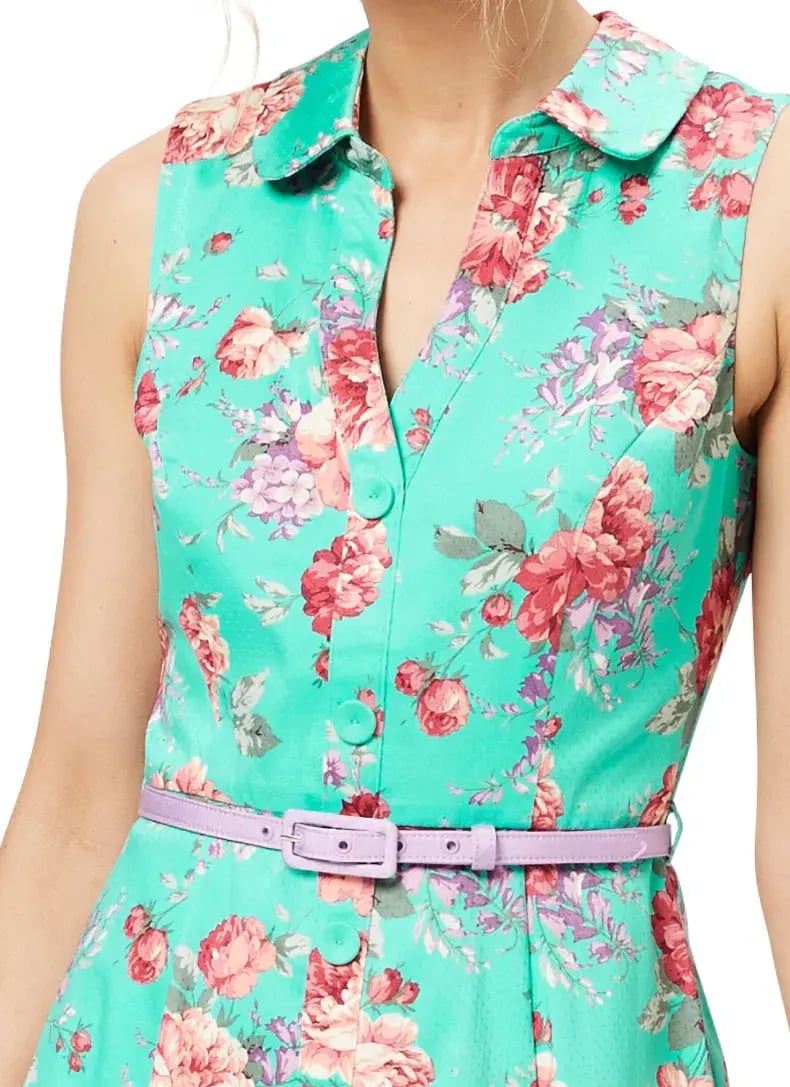 Review Pompeii Floral Shirtdress Mint Green Size AU 8 photo 2