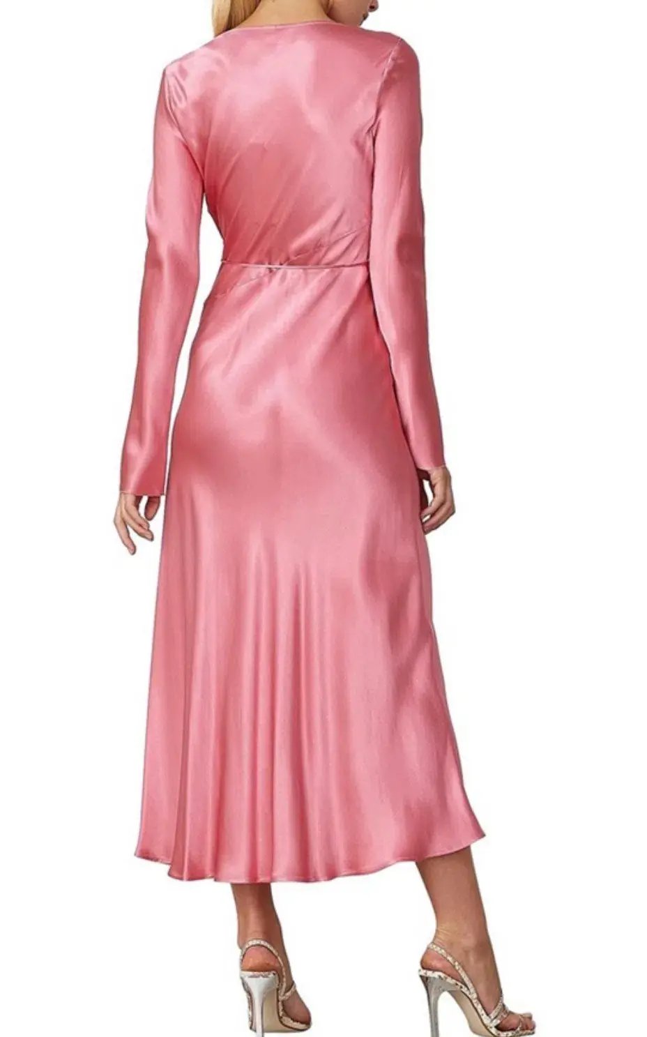 Bec & Bridge Vision of Love Long Sleeve Dress Pink Size 8 photo 3