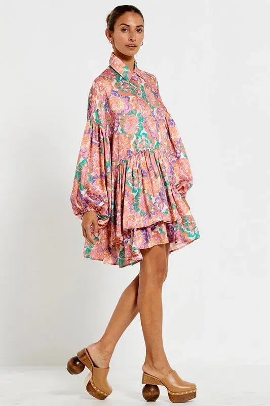 Bohemian Traders Winter Genoa Mini in Peony Floral Size AU 18 photo 3