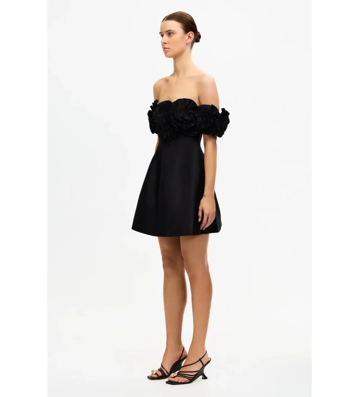 Acler Trusley Mini Dress Black Size 14 photo 2