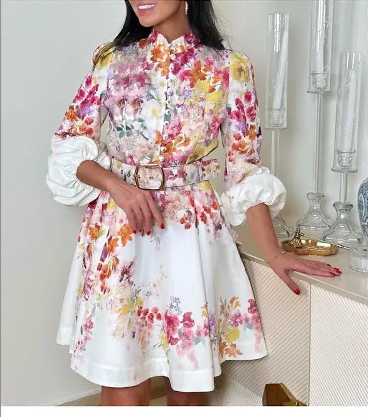 Zimmermann Natura Buttoned Mini Dress photo 9