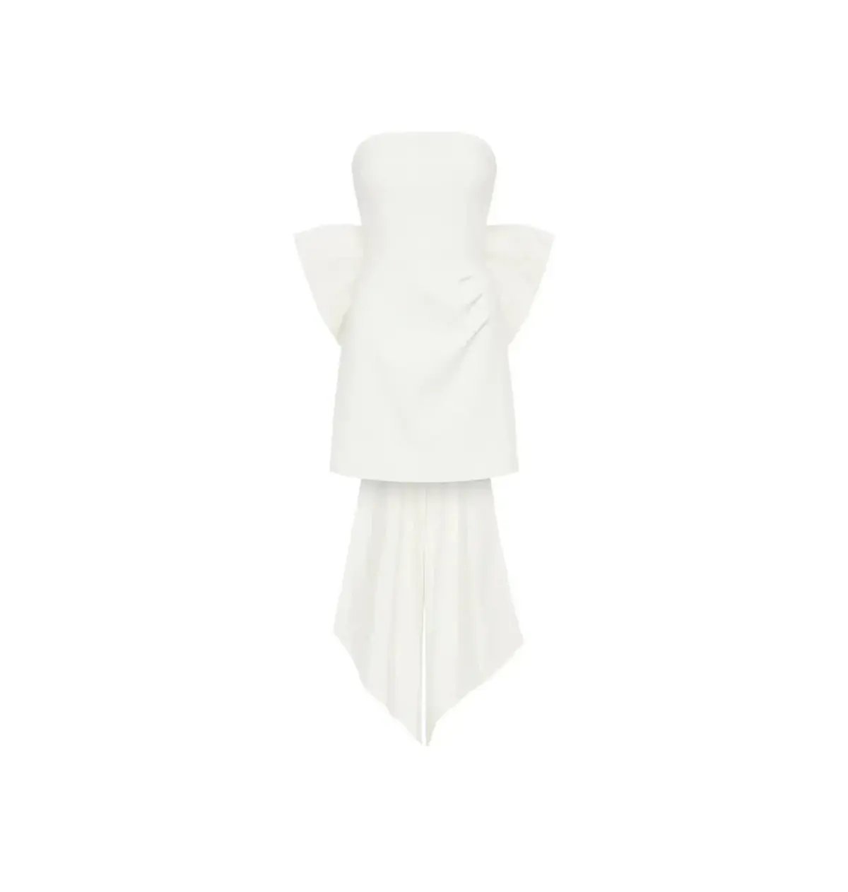 Rebecca Vallance White Daphne Mini Dress Ivory Size AU 6 photo 5