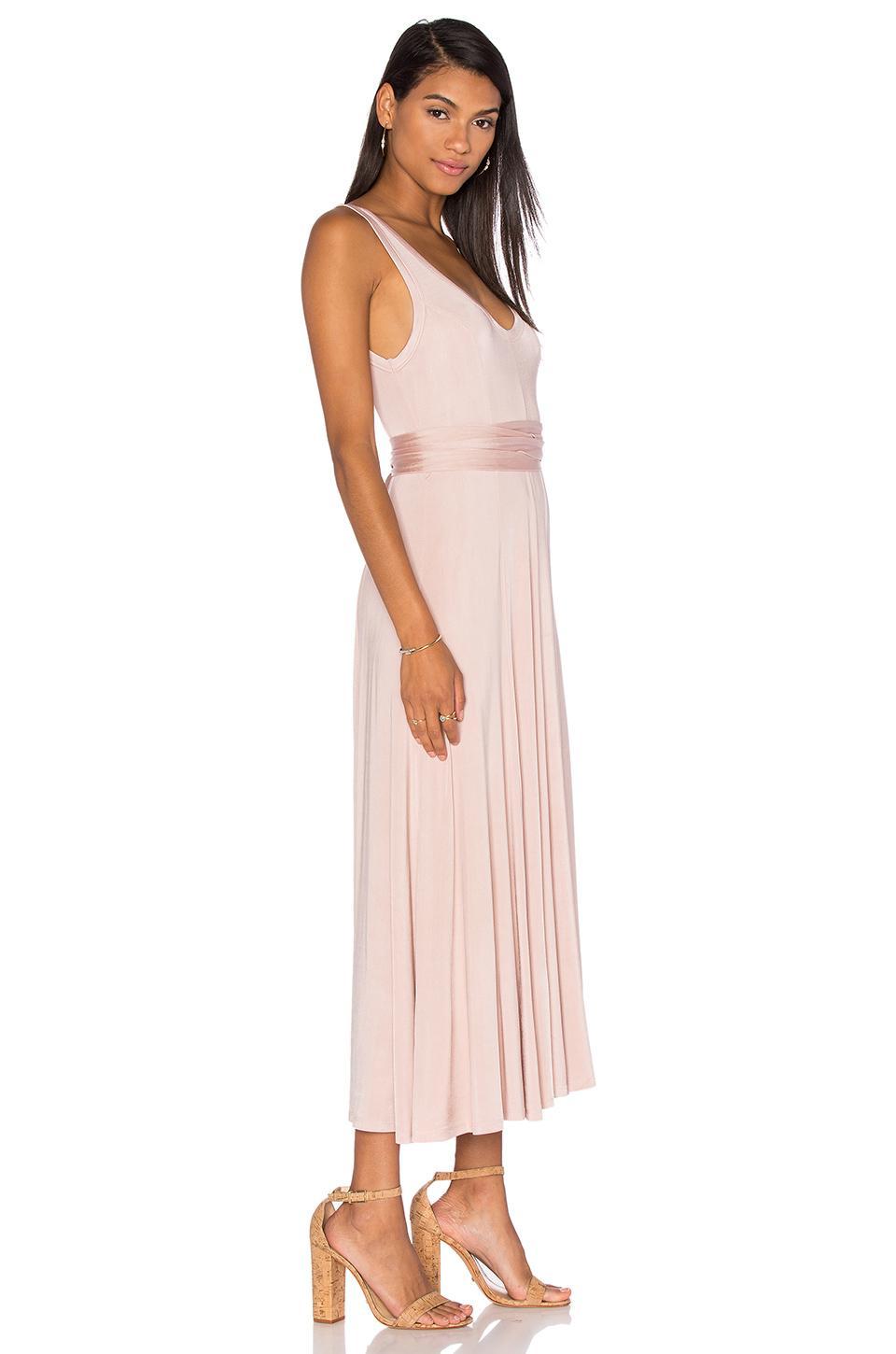 Zimmermann Chroma Slinky Dress Soft Nude Pink Size 0 / AU 8 photo 2