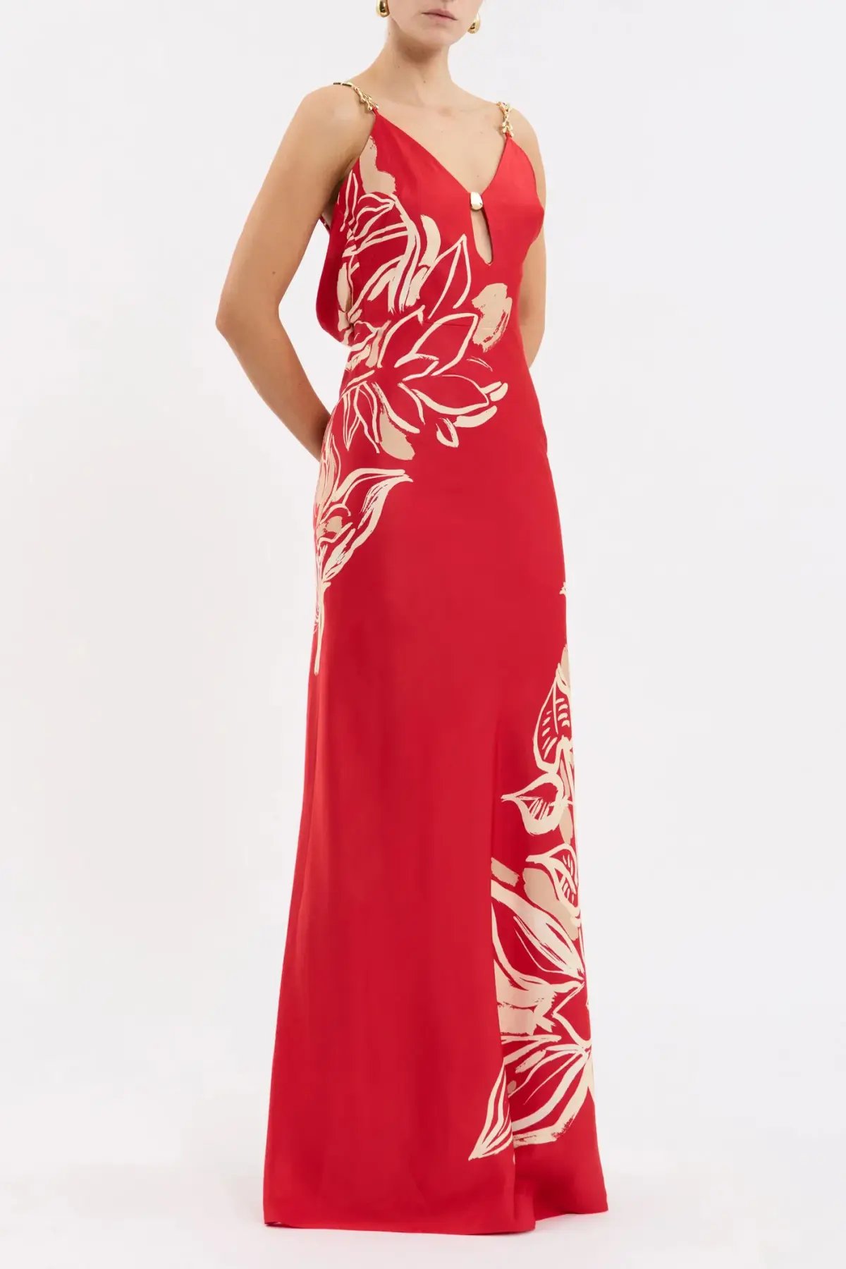 Rebecca Vallance Tallara Maxi Dress Red Size 8 photo 2