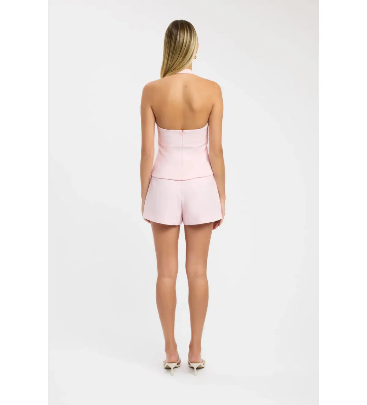 Kookai Ariel Double Belt Halter Top And Maria Maxi Skirt Set in Heavenly Pink Size AU 10 photo 6