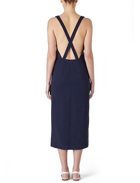 Viktoria & Woods Providence Cross Back Dress navy size 6 photo 2