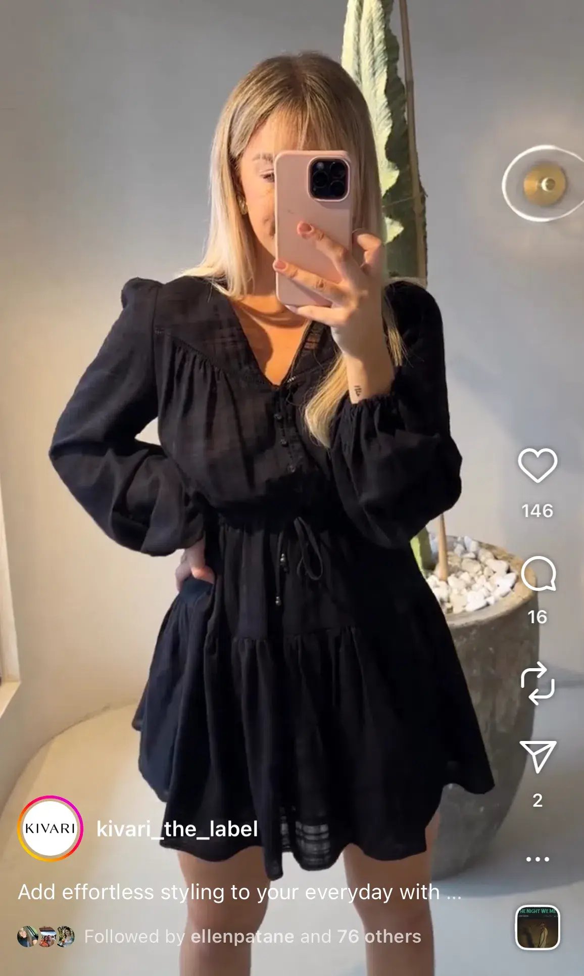 Kivari Rafaelle Mini Dress Size AU 12 photo 2