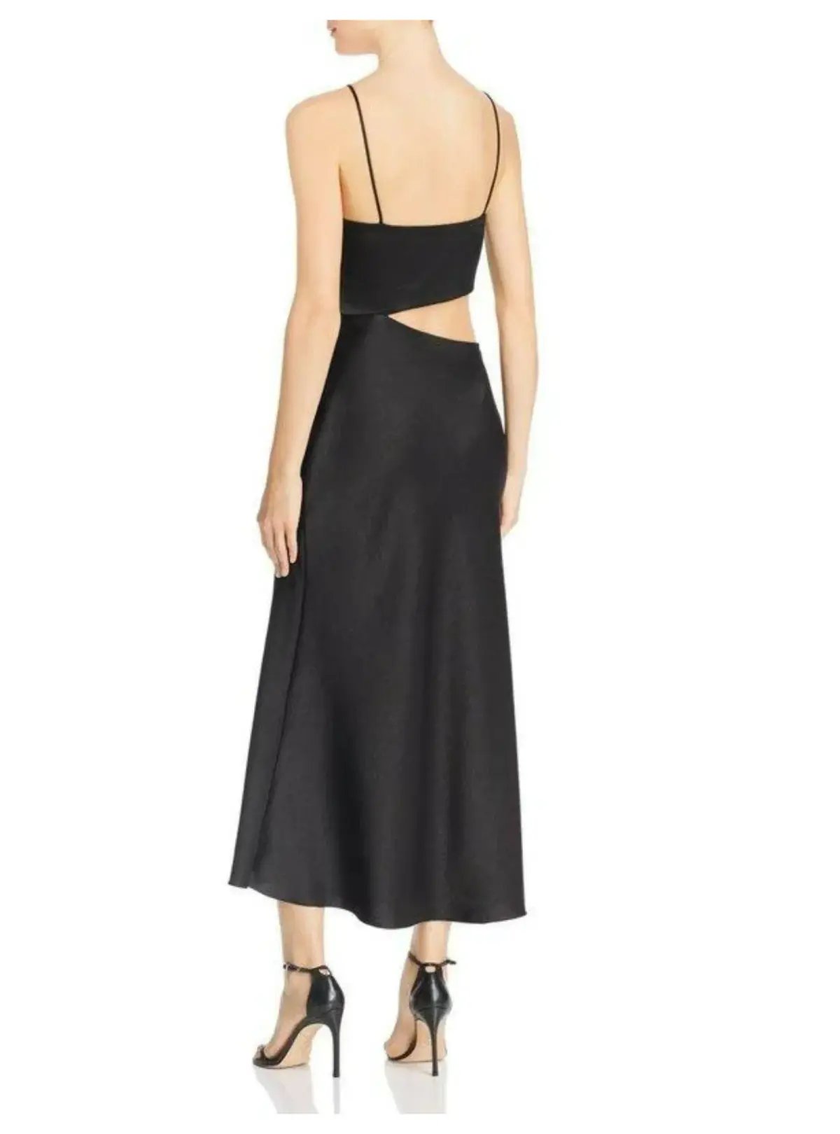Bec & Bridge Claudia Cut Out Midi Dress Black Size AU 6 photo 2