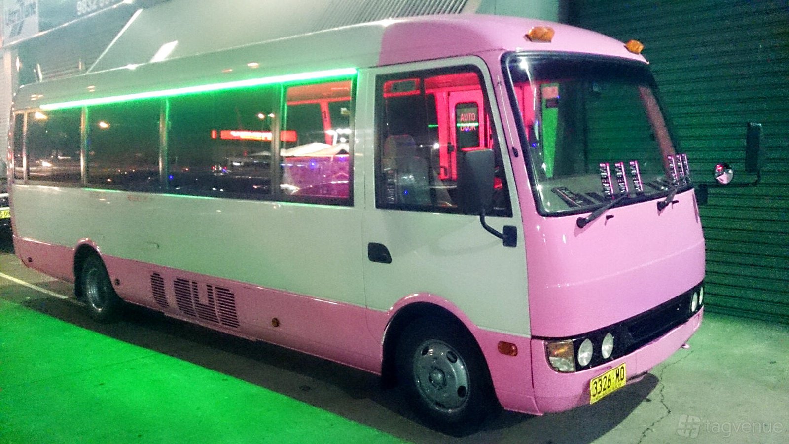 24 Seater Party Bus at Pink Party Bus photo 5