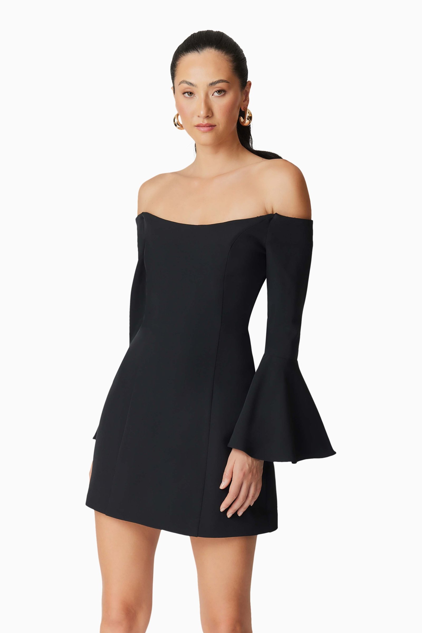 ELLIATT HAZELLE MINI DRESS - BLACK photo 2