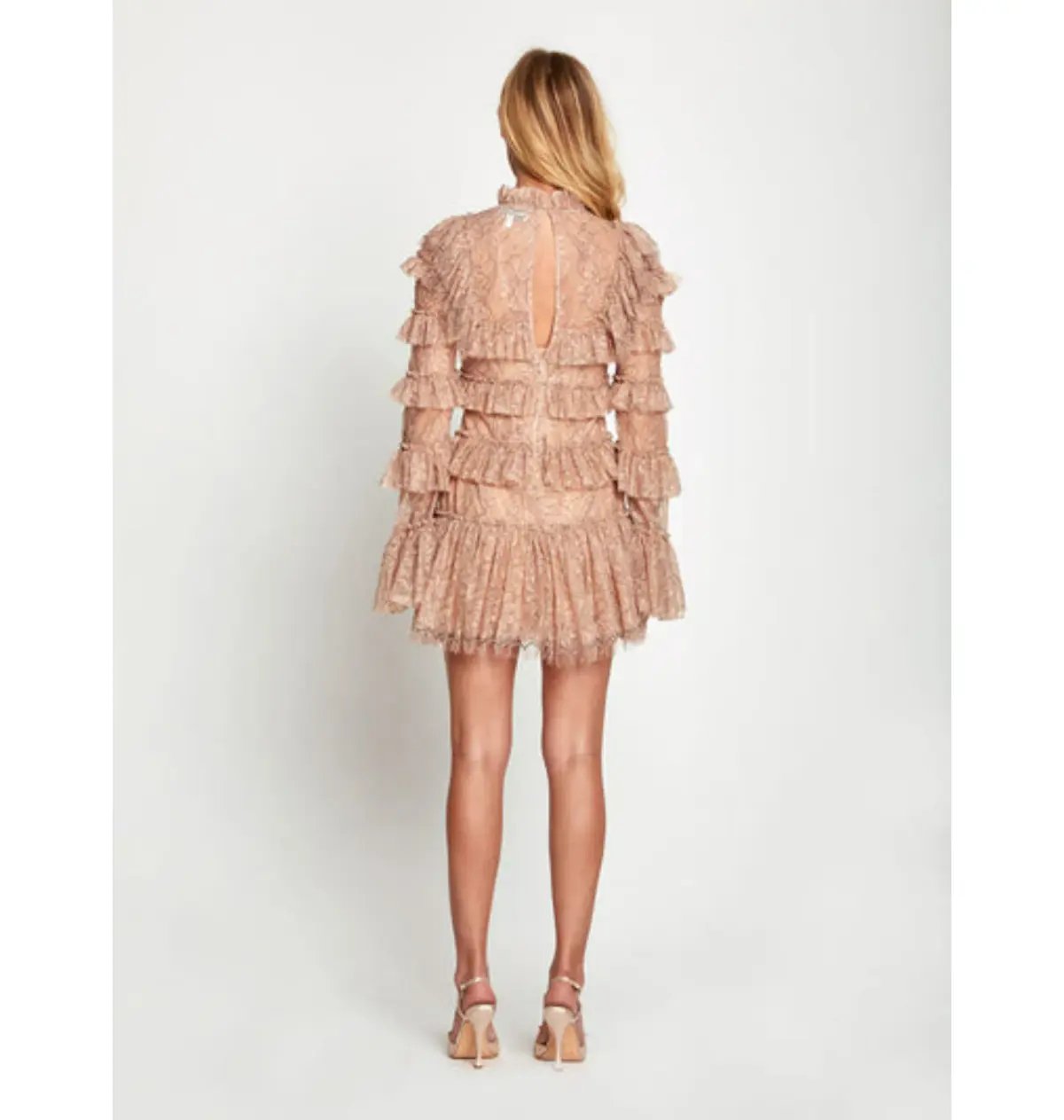 Alice McCall Calypso Mini Dress Blush Size AU 8 photo 2