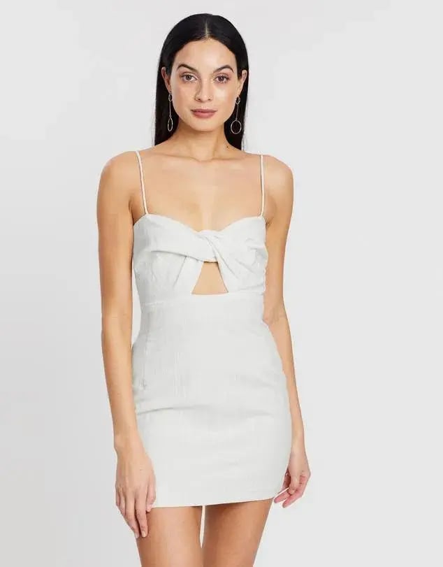 Bec & Bridge Ana Mini Dress White Size 8 photo 2