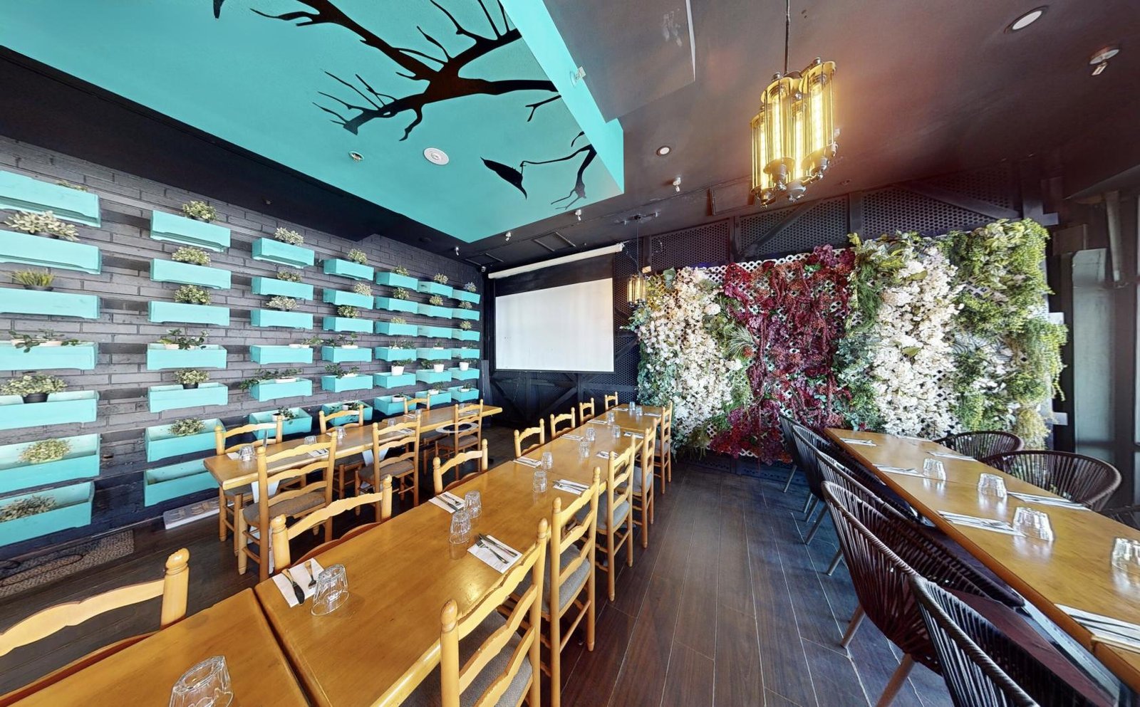 Flower Wall Indoor at Blackbird Cafe photo 2