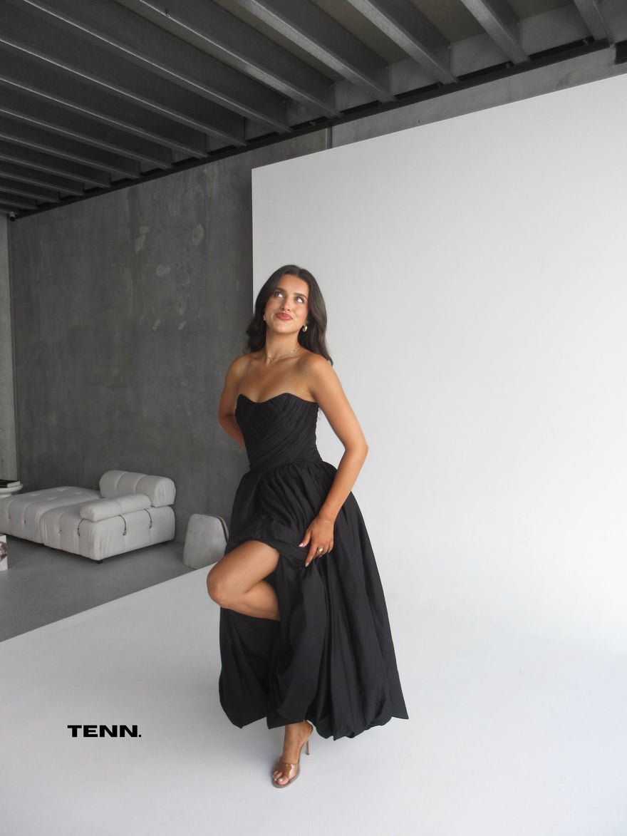 Aje Spatial Maxi Dress - Black photo 3