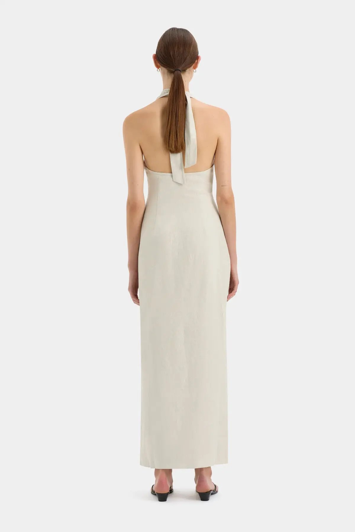 Sir the Label Affogato Halter Dress Ecru Size 4 / AU 14 photo 3