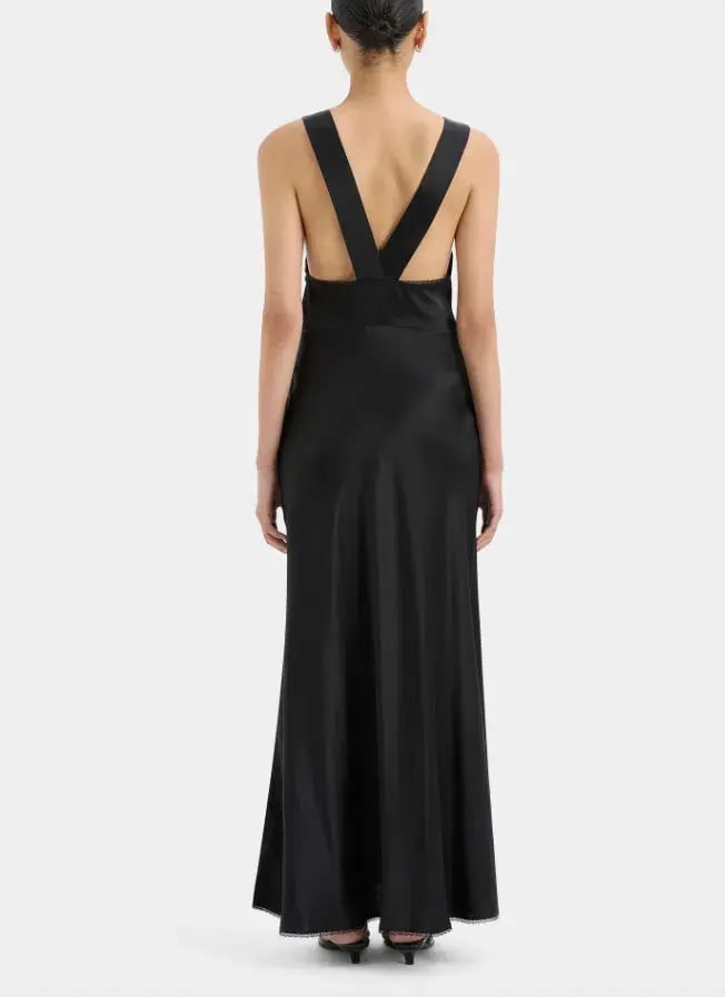 Sir the Label Aries Cut Out Gown Black Size 6 photo 2