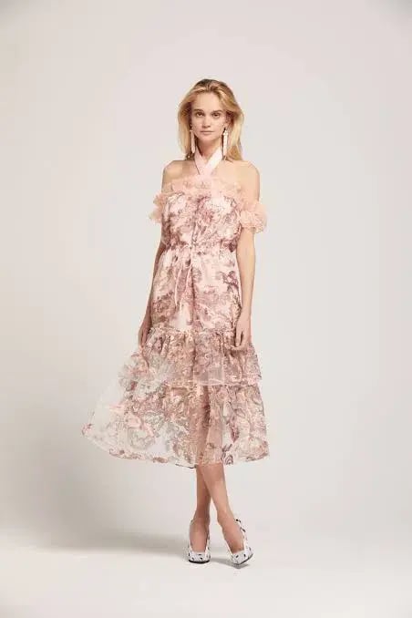 Atoir Light The Night Dress Pink Size 10 photo 2