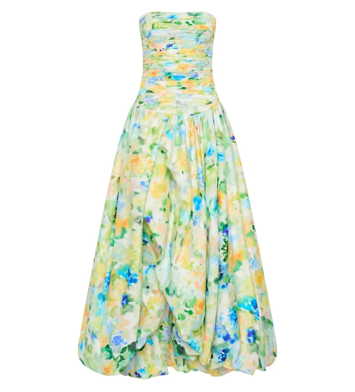 Aje Floral Haze Bubble Hem Maxi in Multicolour Size AU 6 photo 2