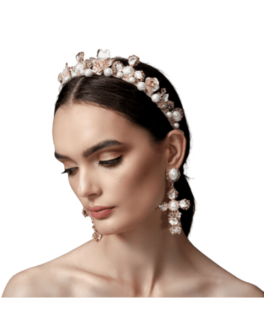 Ashlee Lauren Sofia Crown - Pearl photo 3