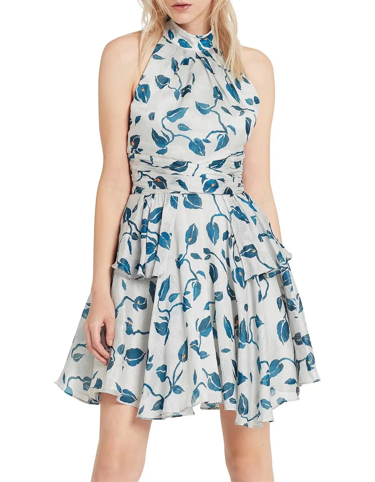 Aje Tilly Dress Vine Print Size 8 photo 3