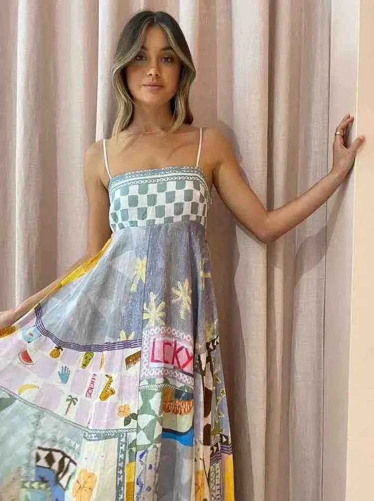 Alemais Emma Gale Sundress Multi Size 12 photo 2