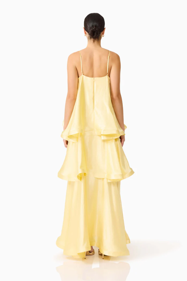 Elliatt Tilly Tiered Maxi Yellow photo 3