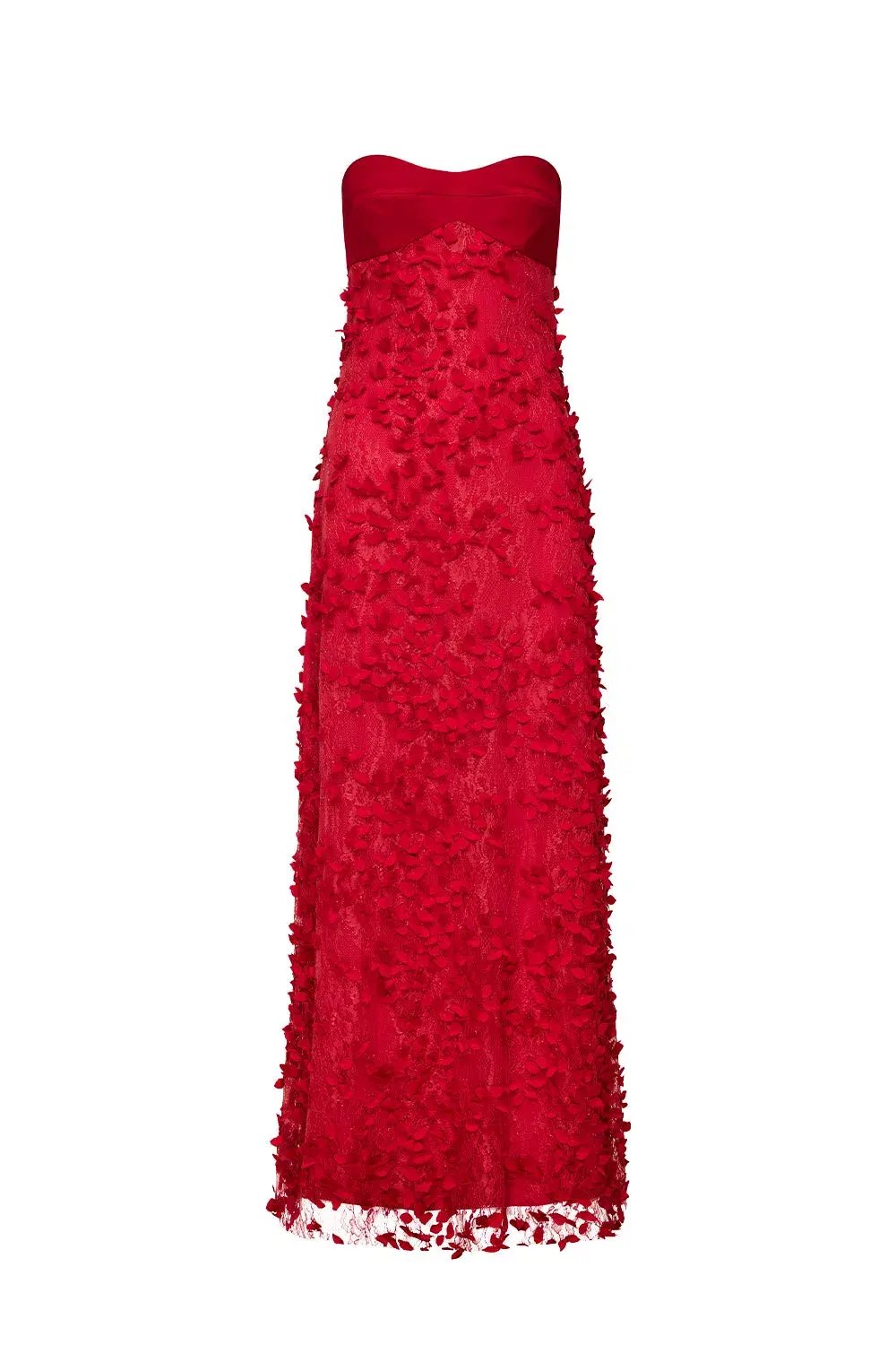 Manning Cartell Enchantment Balconette Maxi Dress Scarlet Red Size 6 photo 4