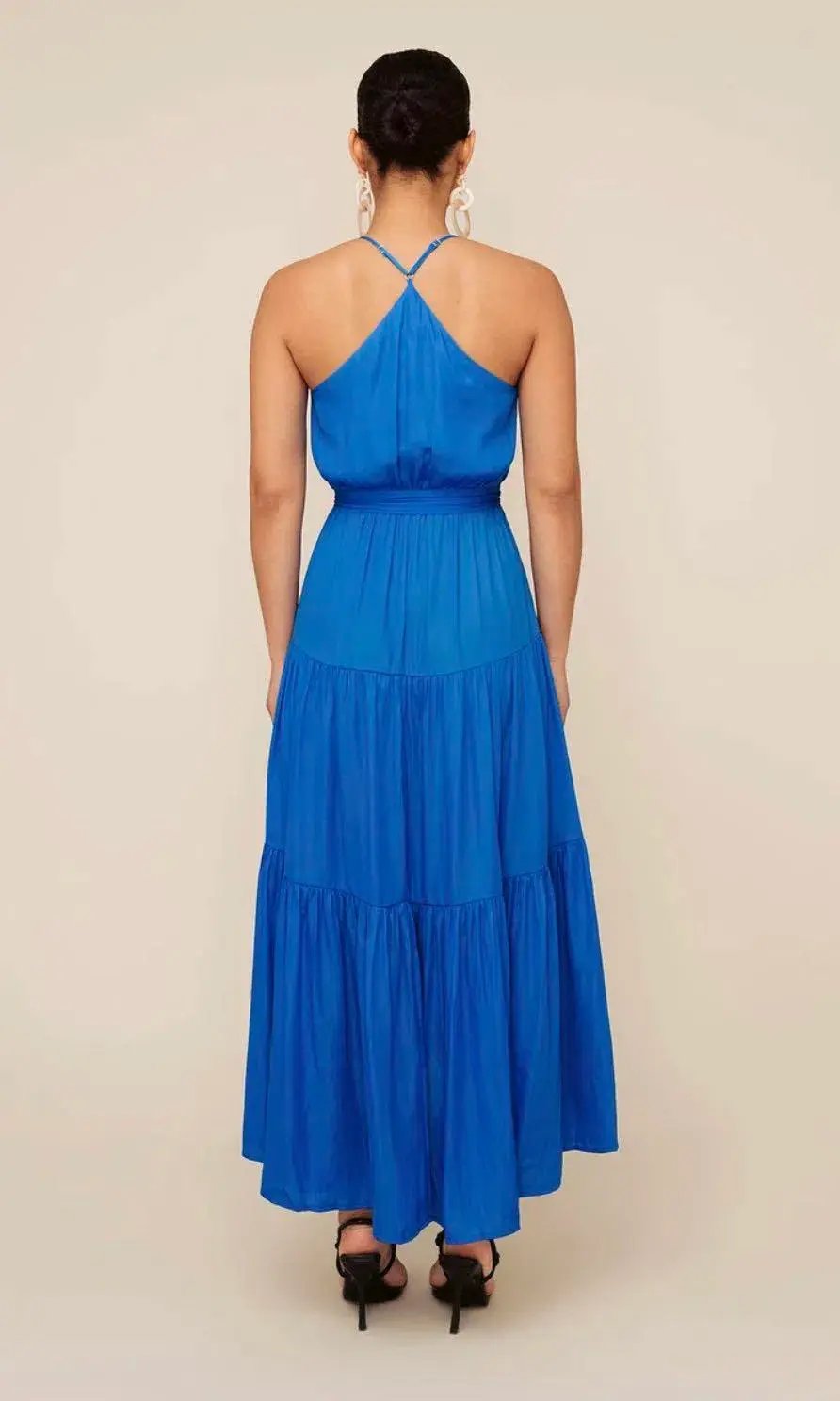 Sheike Sirocco Maxi Dress Cobalt Blue Size 14 photo 4