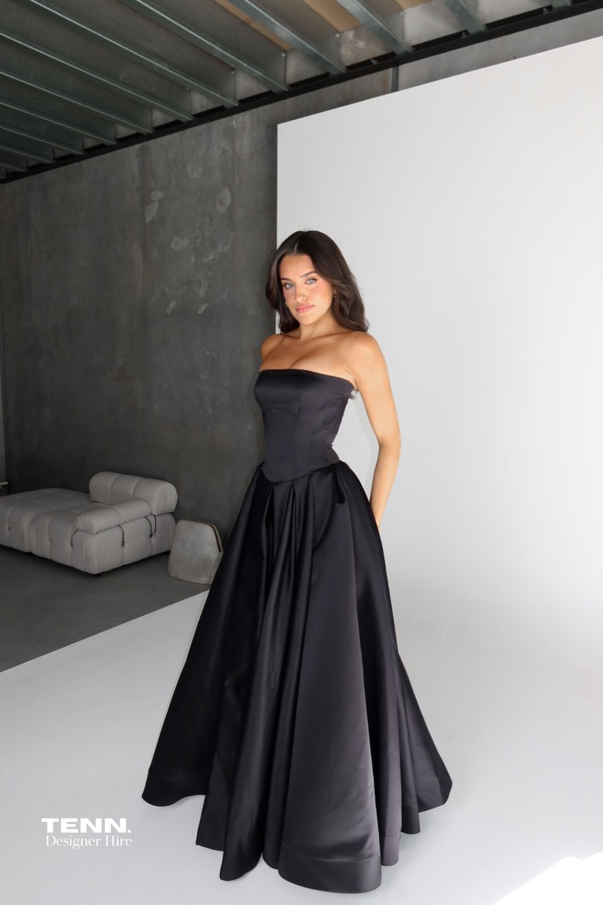 Lia Stublla x TENN Elodie Gown - Black photo 2