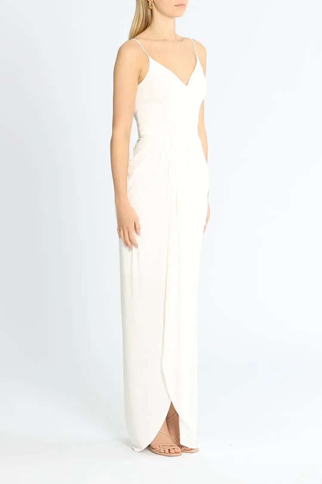 Tania Olsen Claire Gown in Vintage White Size 8 photo 2