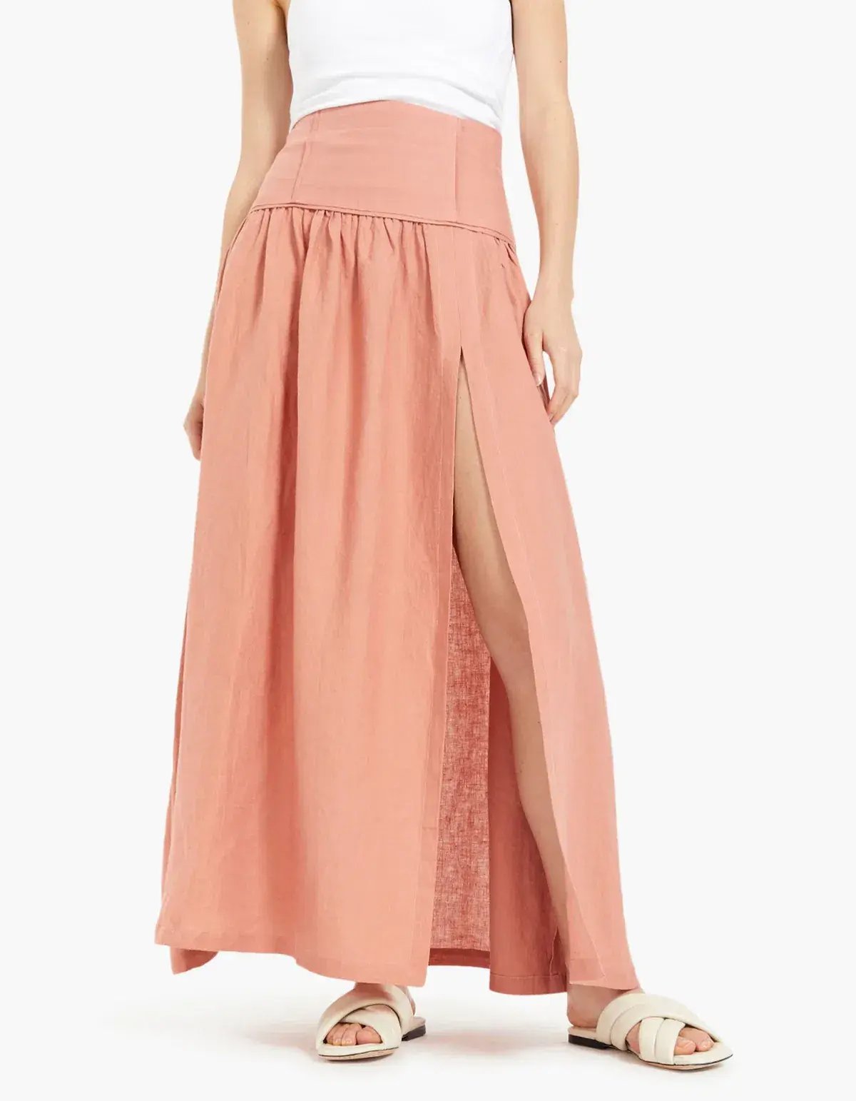 Bec & Bridge Alamos Maxi Skirt in Grapefruit Size 8 photo 2